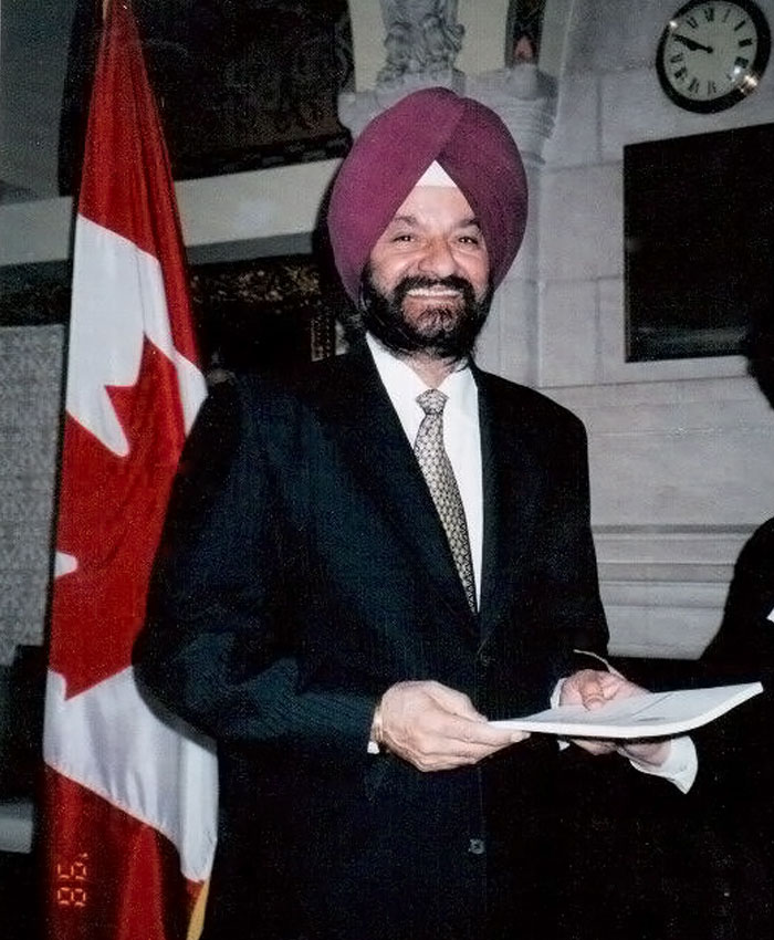 Parliament Member Gurbax Singh Malhi