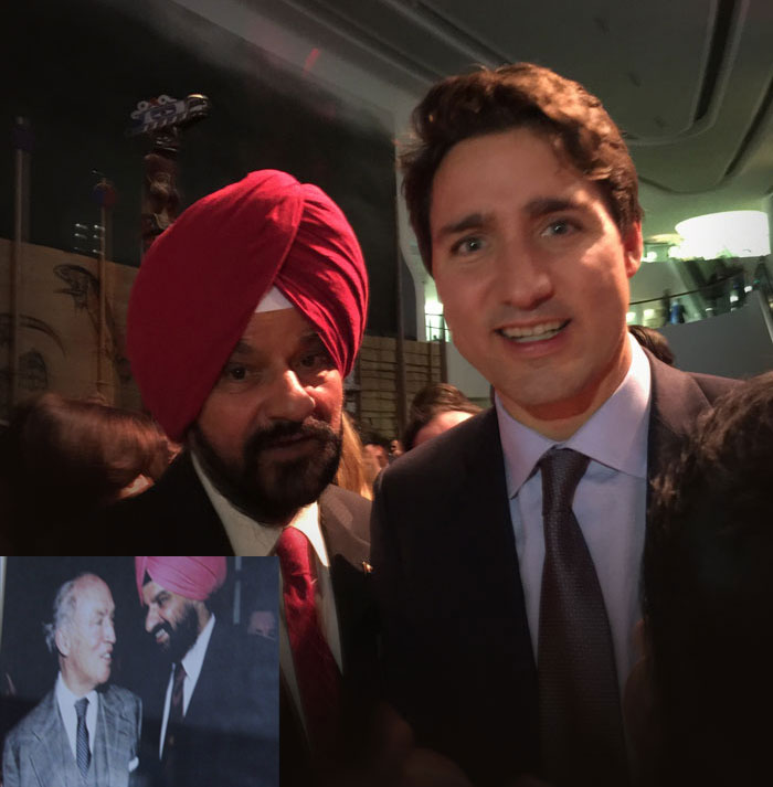 Pierre Elliot Trudeau, Justin Trudeau, Gurbax Singh Malhi